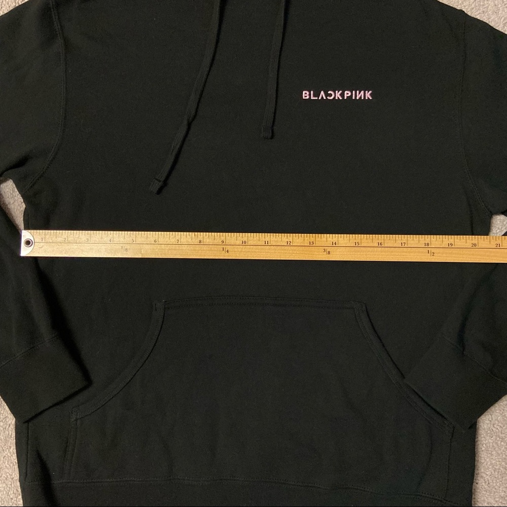 SOLD! KPOP BLACKPINK Rose Black Pullover Hoodie Size S - Picture 9 of 10